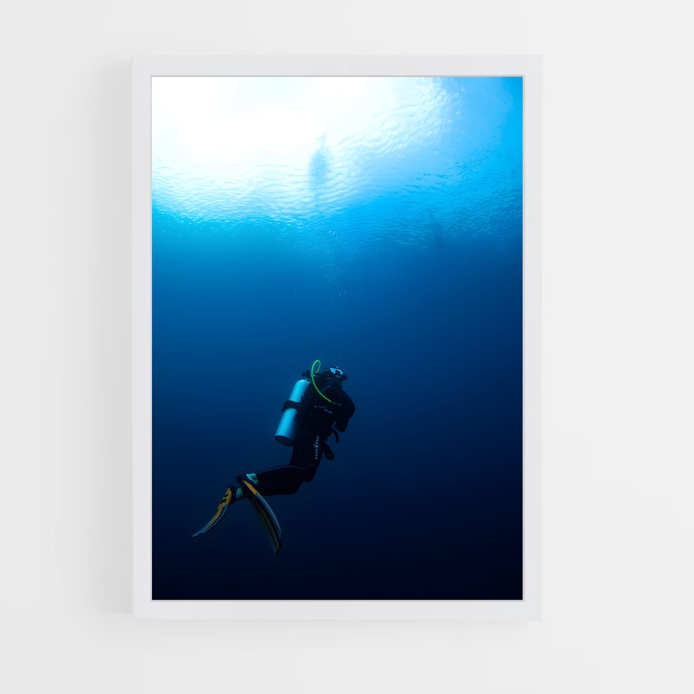 Poster Plongée au Cœur du Triangle Corail – affiche Plongée sous-marine (vue 3)